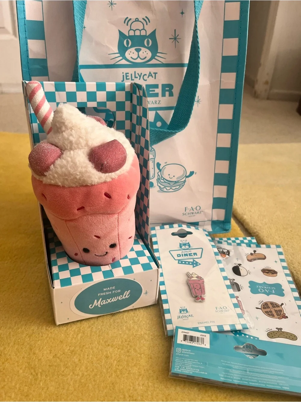 Jellycat dinner milkshake set—limited edition